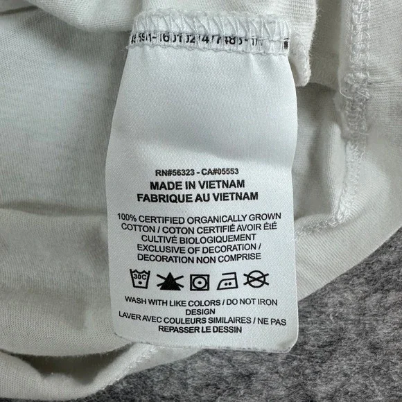 Nike Tank Top Mens Large White Good USA Olympics Sleeveless Tee Organic Cotton - Picture 4 of 8